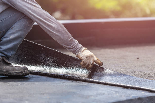 Professional Waterproofing technician working in Lockport, KY
